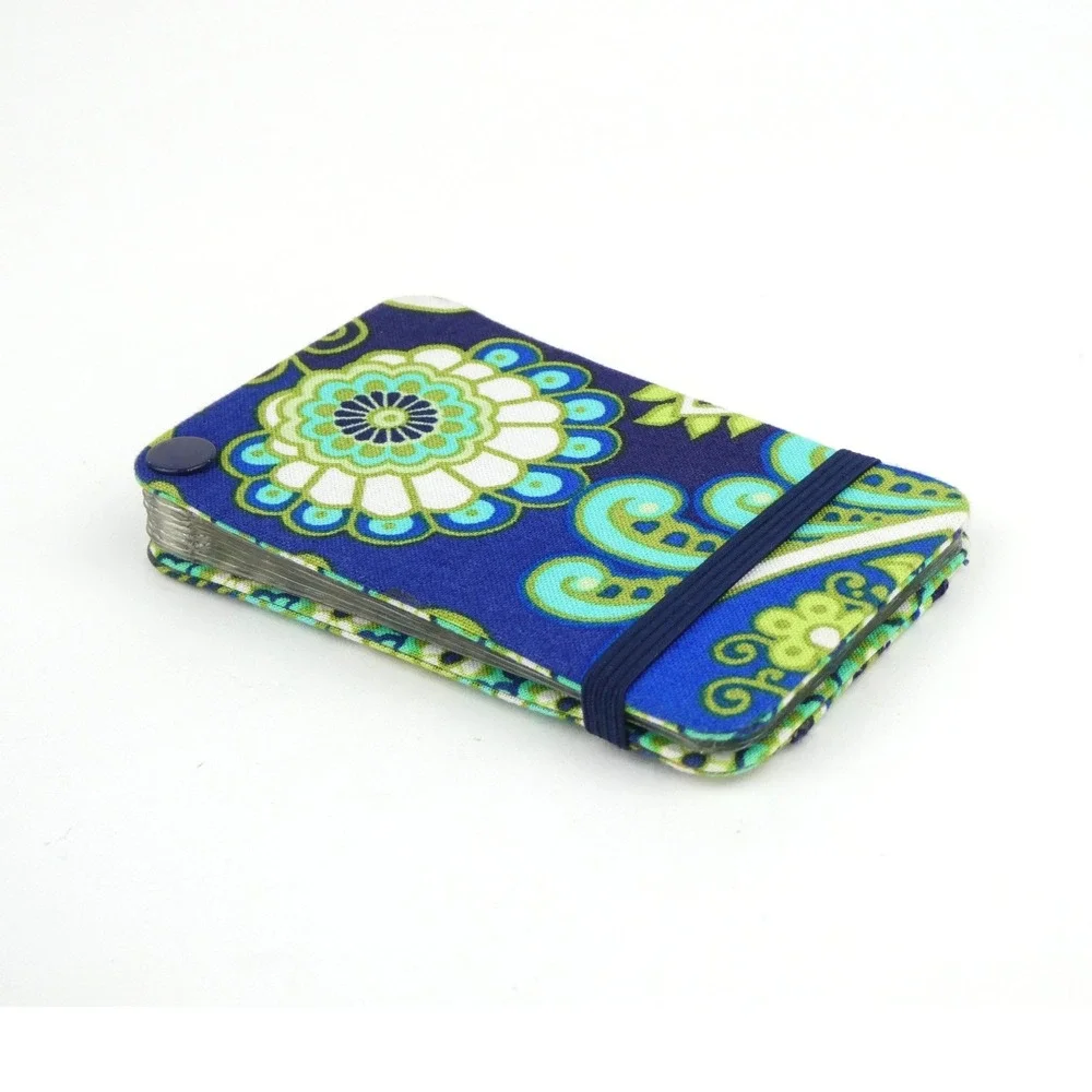Vera Bradley Rhythm & Blue Card Picture ID Case